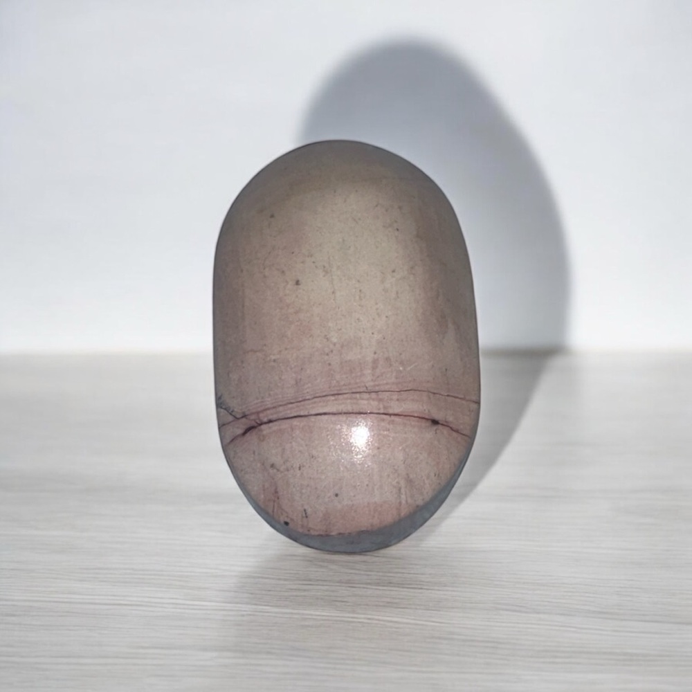 Pink Picture Jasper Palm stone - PINKPJPLMSTONE-002